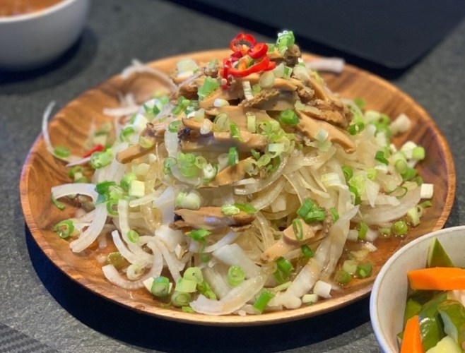 鮑魚涼拌