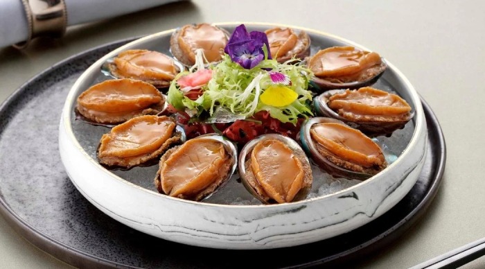 清蒸鮑魚料理